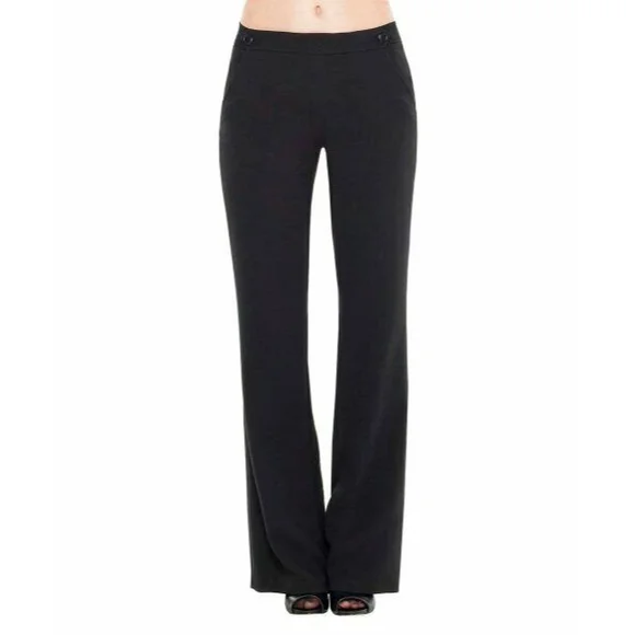 black bridemaid dress Black Classic Dress Pant for Women - Wide Leg 31'' main image 0